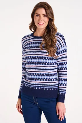 Long Sleeve All Over Fairisle Jumper