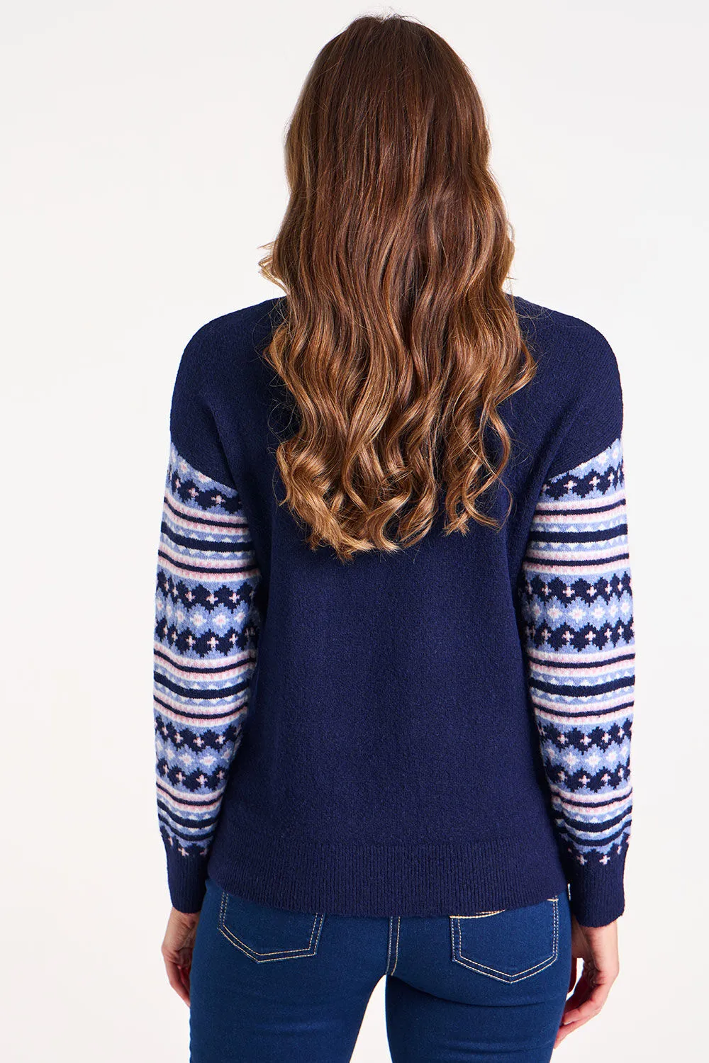 Long Sleeve All Over Fairisle Jumper