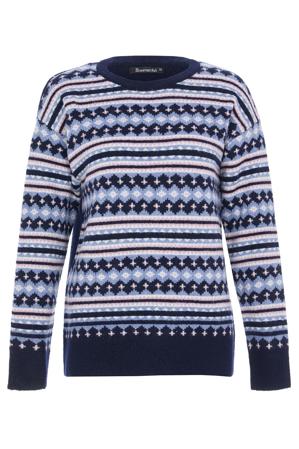 Long Sleeve All Over Fairisle Jumper