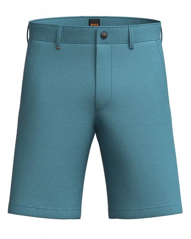 Mens Chevron Stretch Chino Shorts Open Blue