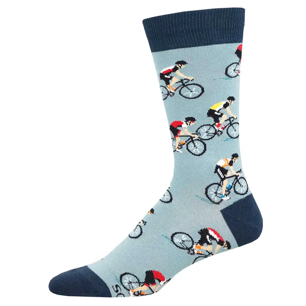 Mens Cycling Crew Socks