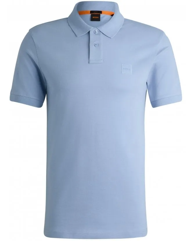 Mens Passenger Polo Shirt Light Blue