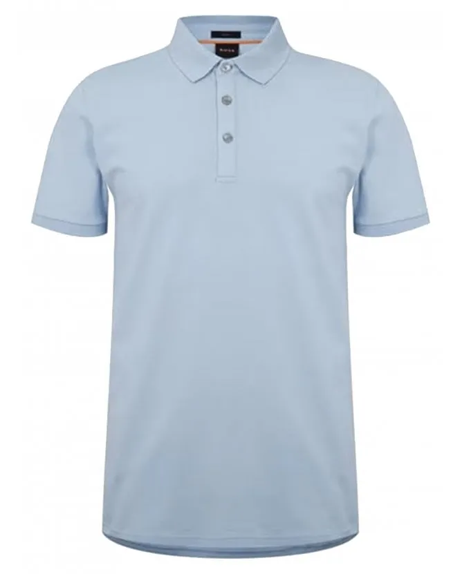 Mens Passenger Polo Shirt Light Pastel Blue 