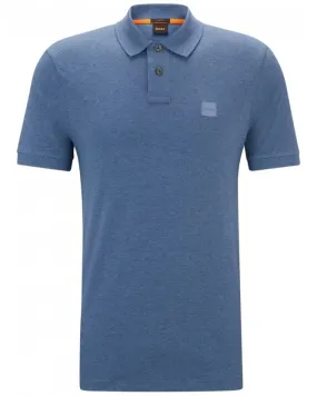 Mens Passenger Polo Shirt Open Blue