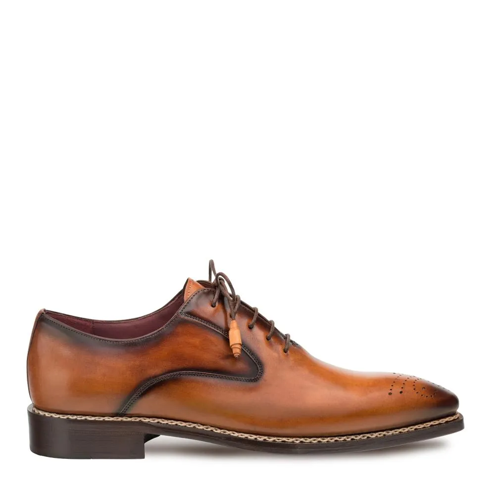 Mezlan 9641 Gavino Men's Shoes Cognac Calf-Skin Leather Oxfords (MZS3246)