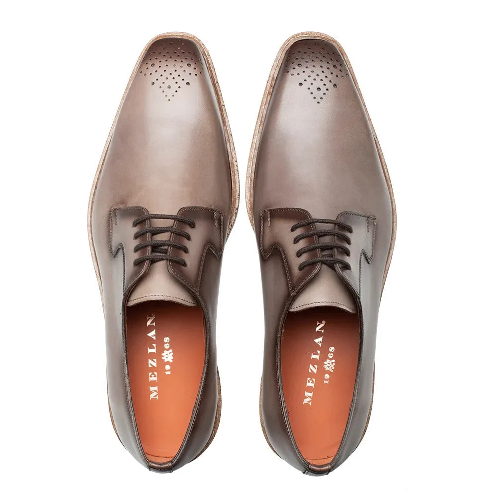 Mezlan R20615 Men's Shoes Taupe Calf-Skin Leather Lightweight Derby Oxfords (MZ3595)