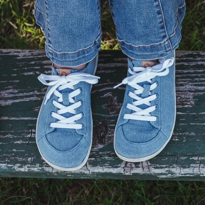 Mukishoes Indigo Canvas Sneaker