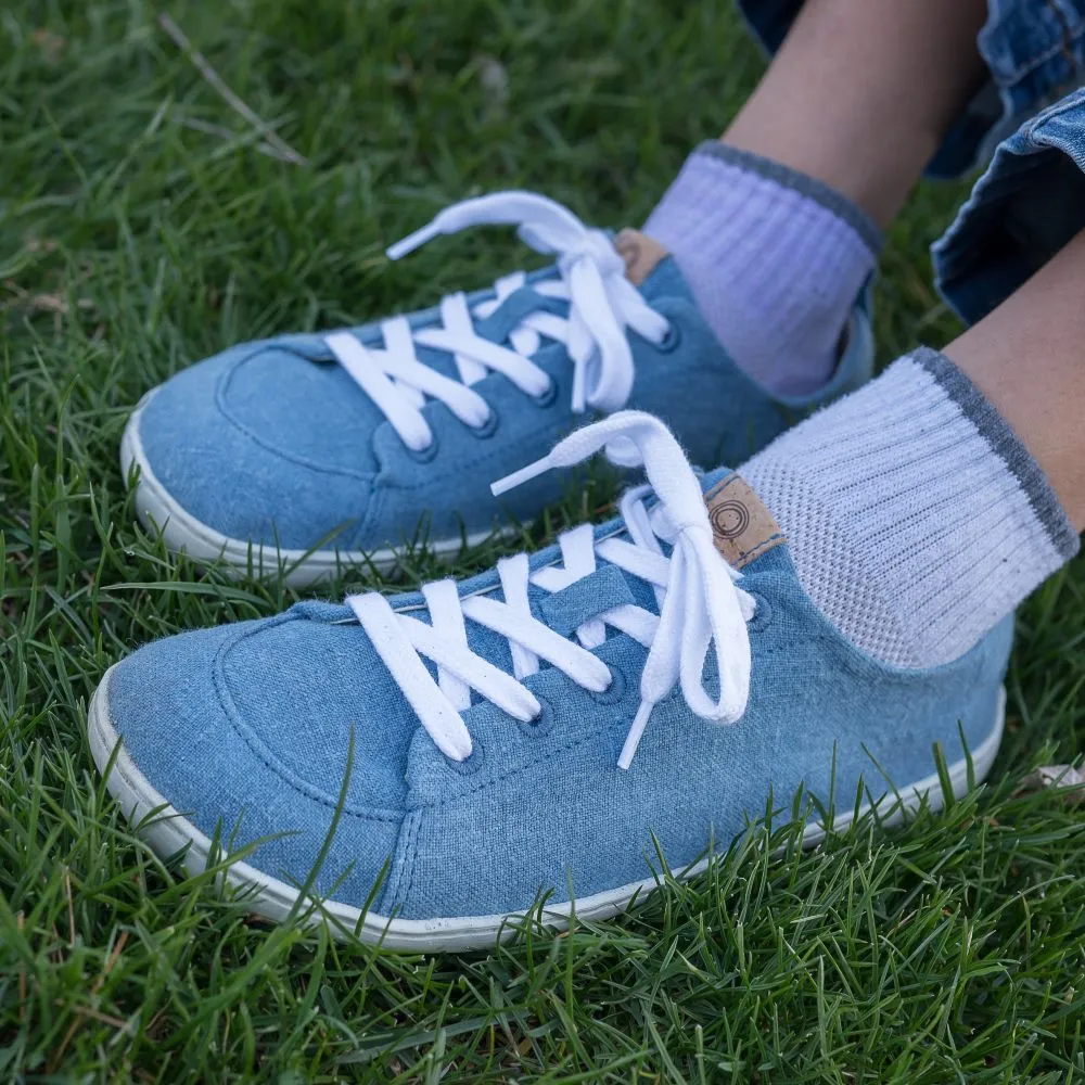 Mukishoes Indigo Canvas Sneaker