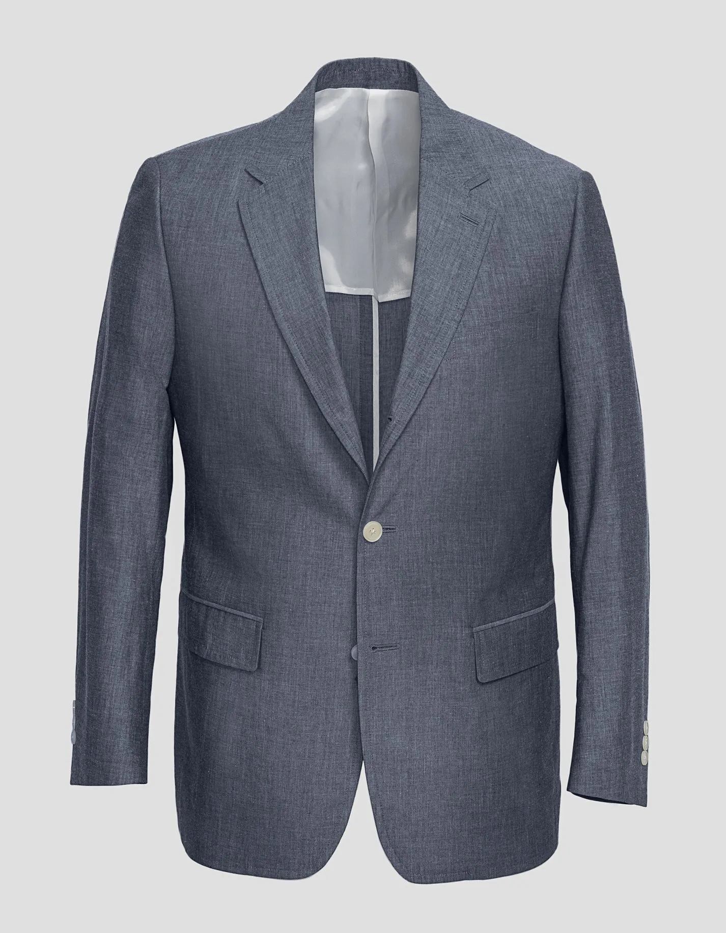 NAVY CHAMBRAY SPORT COAT