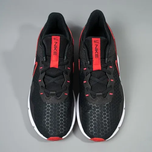 Nike Legend Essential 2 Black / Red - White  The Nike Legend Essential 2 comes equipped with a flat, stable heel, flexibility un