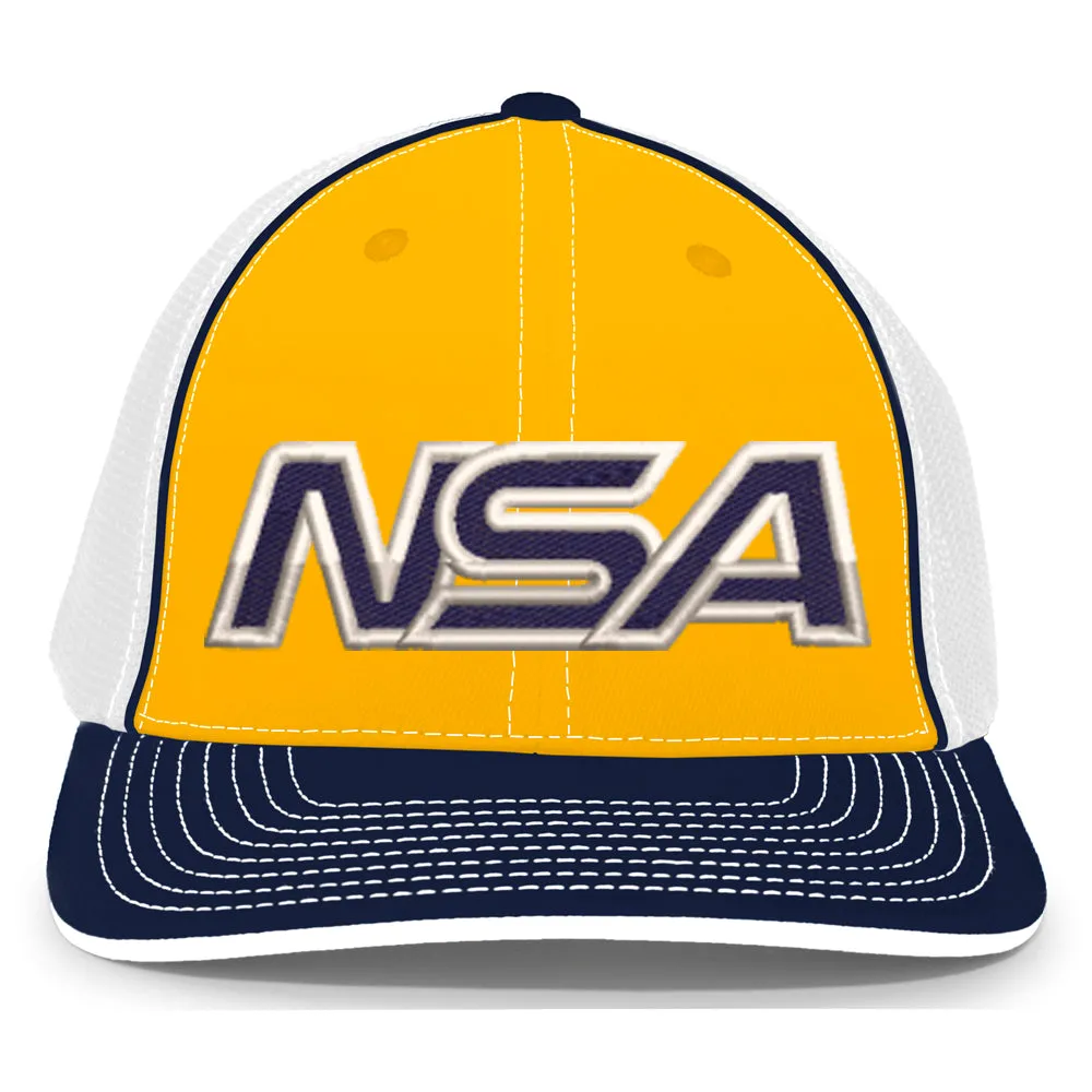 NSA Outline Series Flex Fit Hat: 404M