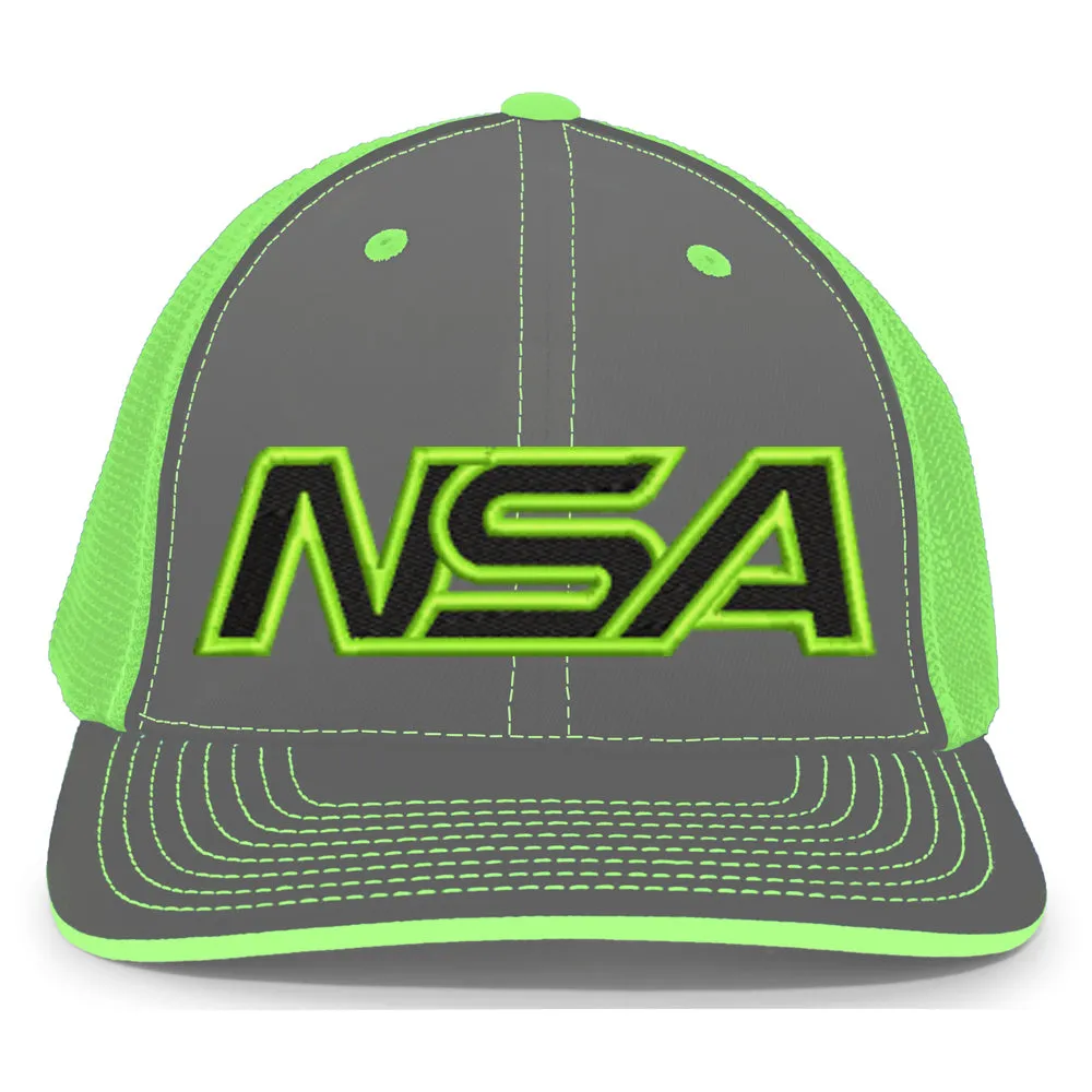 NSA Outline Series Flex Fit Hat: 404M