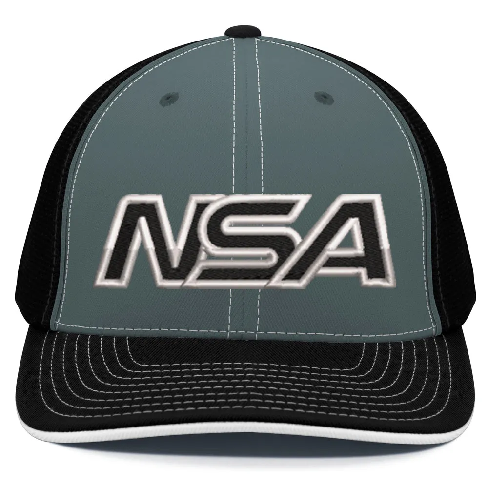 NSA Outline Series Flex Fit Hat: 404M