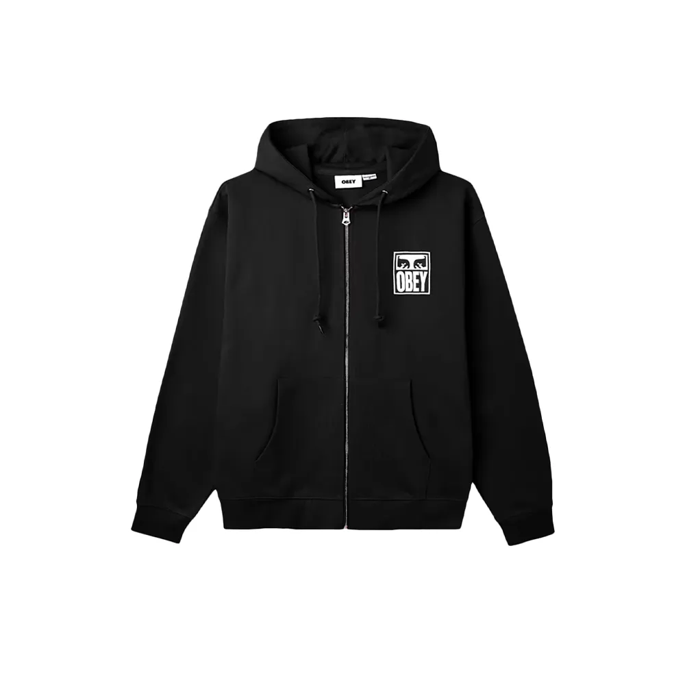 Obey Eyes Icon II Zip Hood Black 117482142_BK