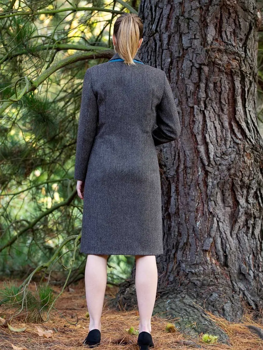 Organic Tweed Wool Coat