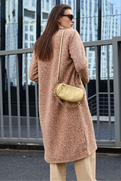 Oversize Long Boucle Coat