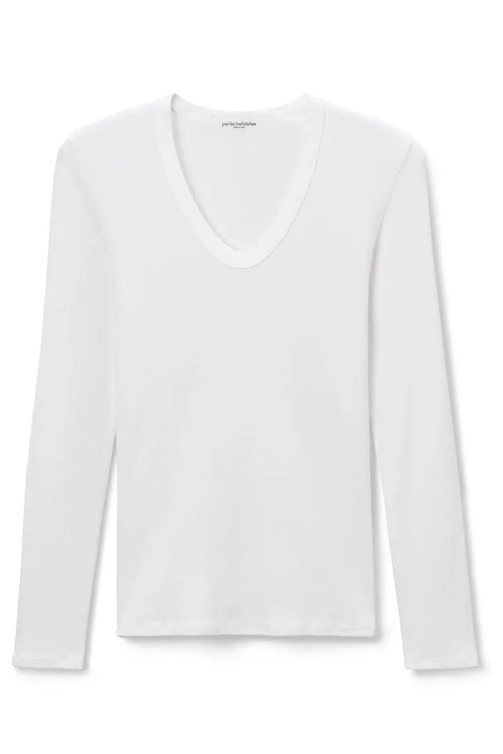 Perfect White Tee - Robyn Long Sleeve Tee