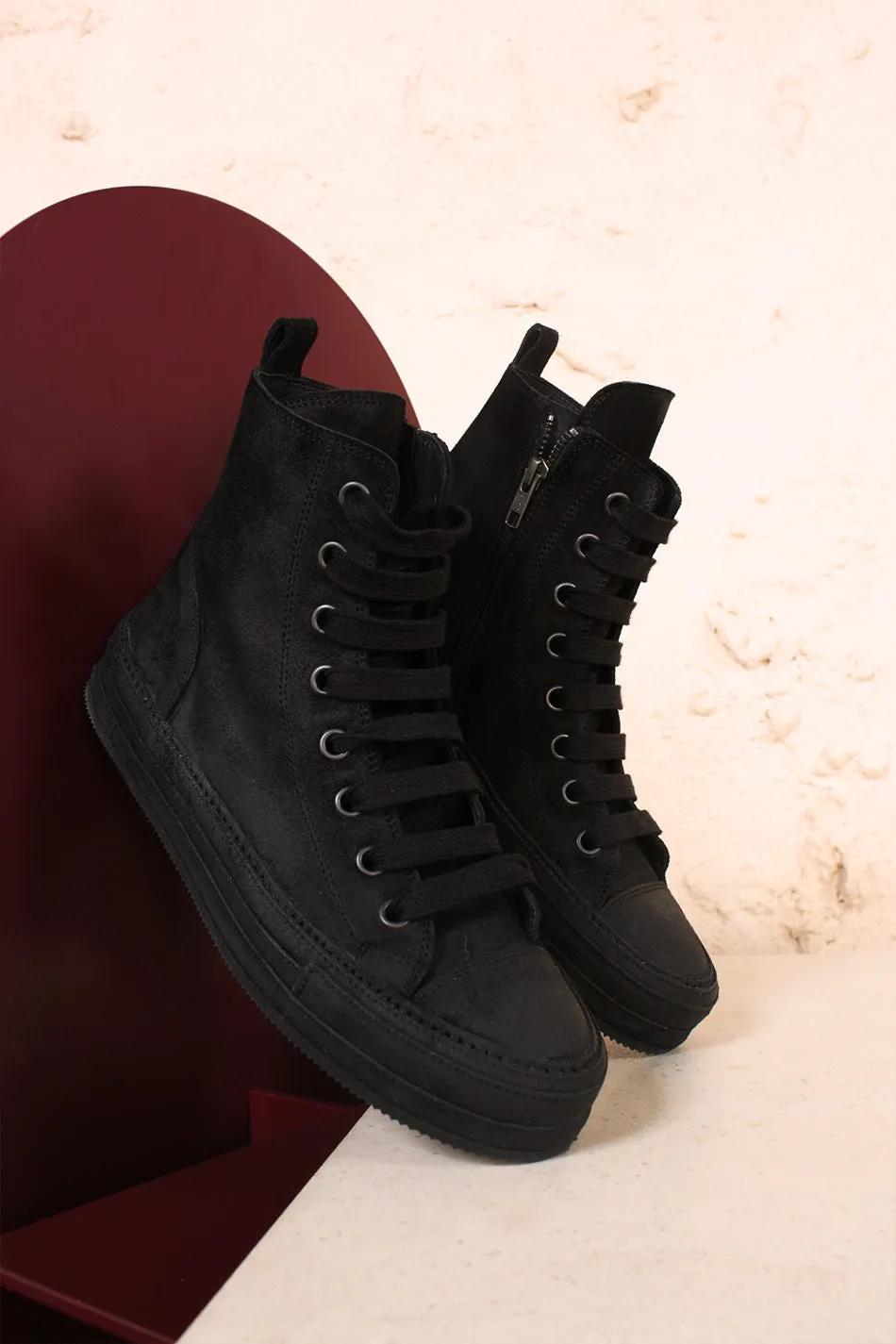 Scamosciato Nero Sneaker