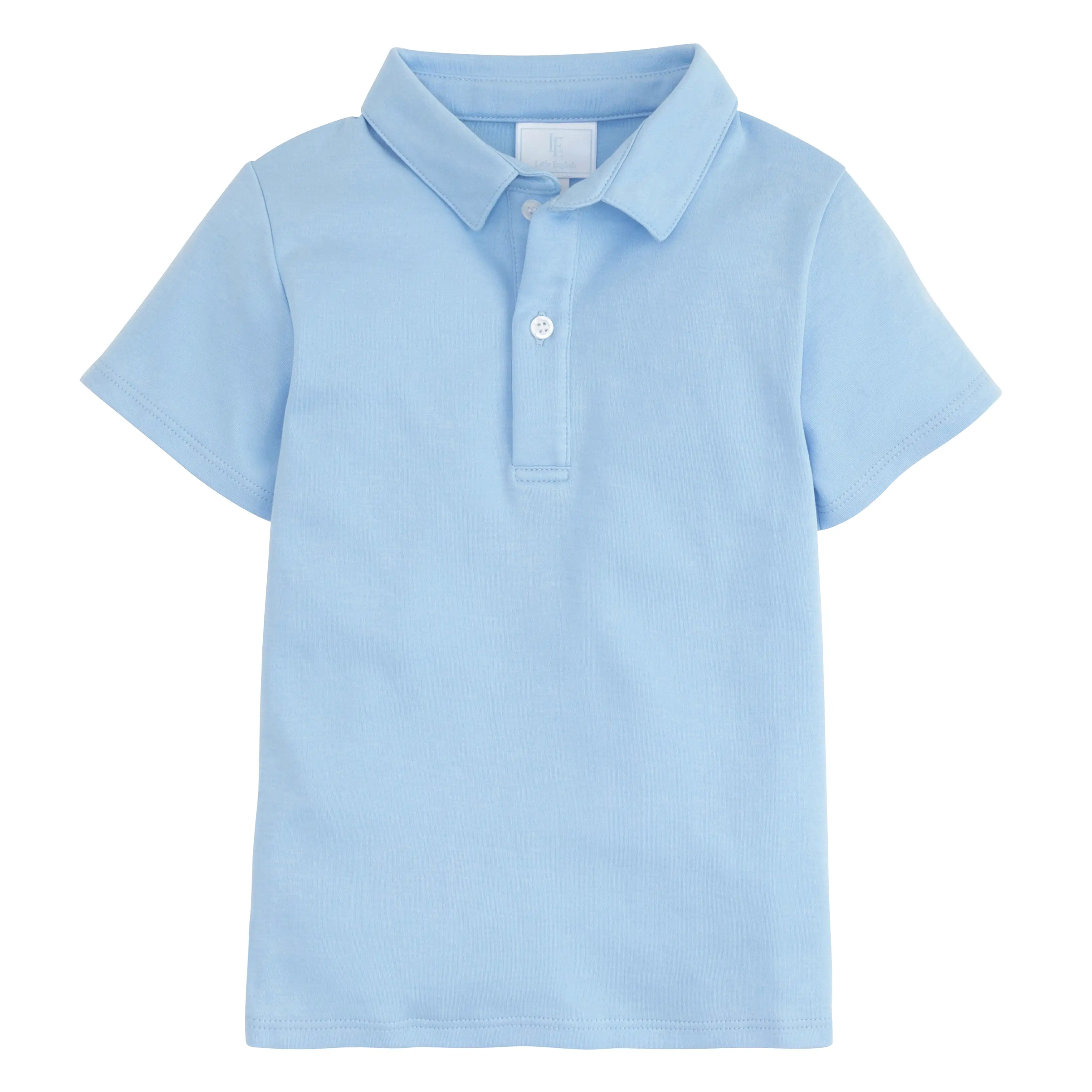 Short Sleeve Polo - Light Blue