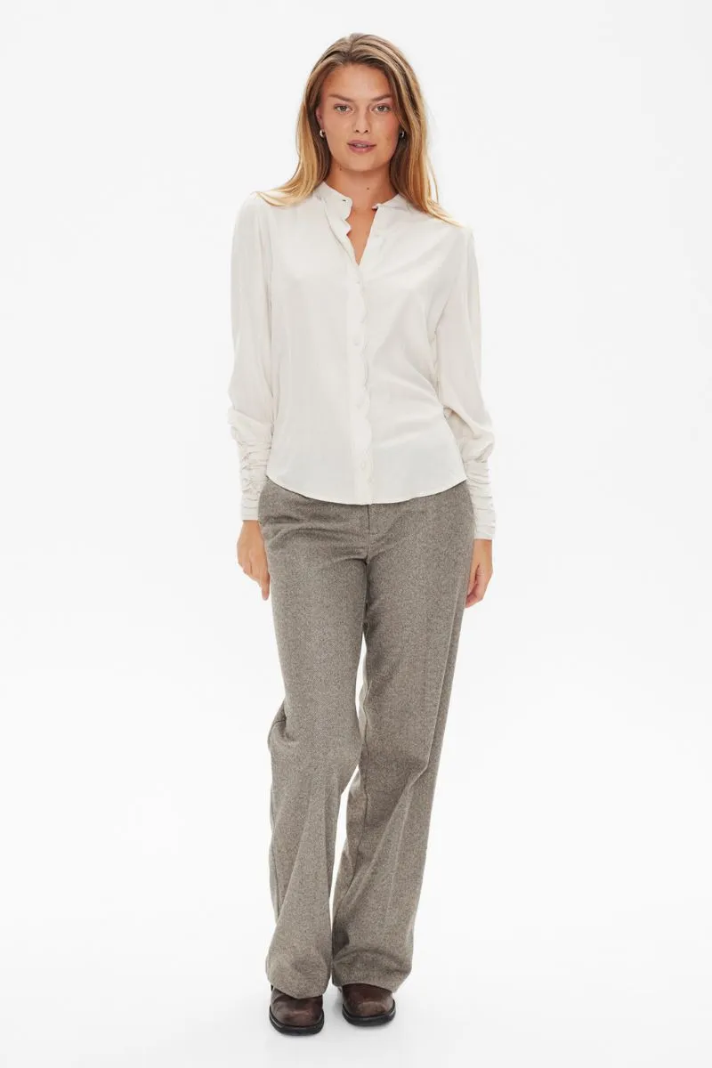 Sillen Pant 203176 | Light Grey Mel. W. Charcoal Me | Bukser fra Freequent