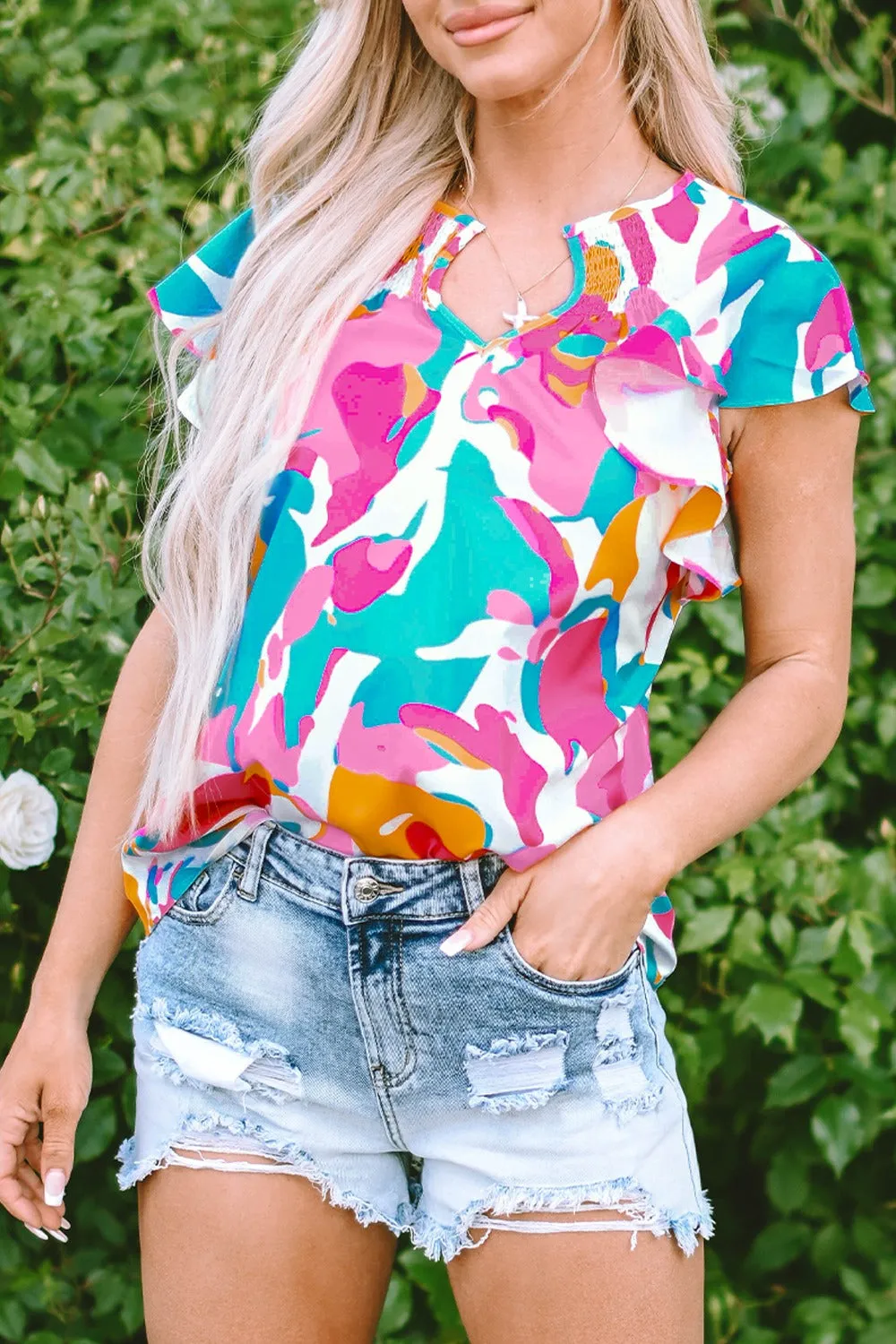 Summer Lovin' Cap Sleeve Blouse