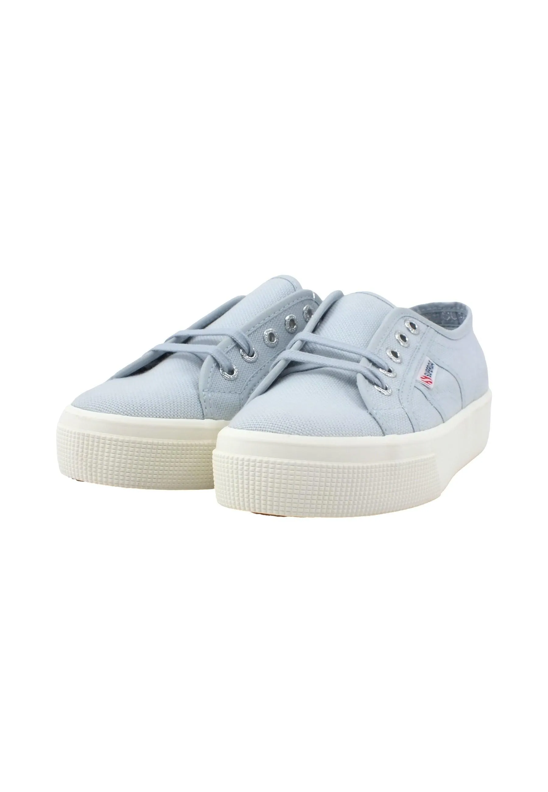 SUPERGA 2730 Mid Sneaker Donna Grey Lilla Avorio S2127IW