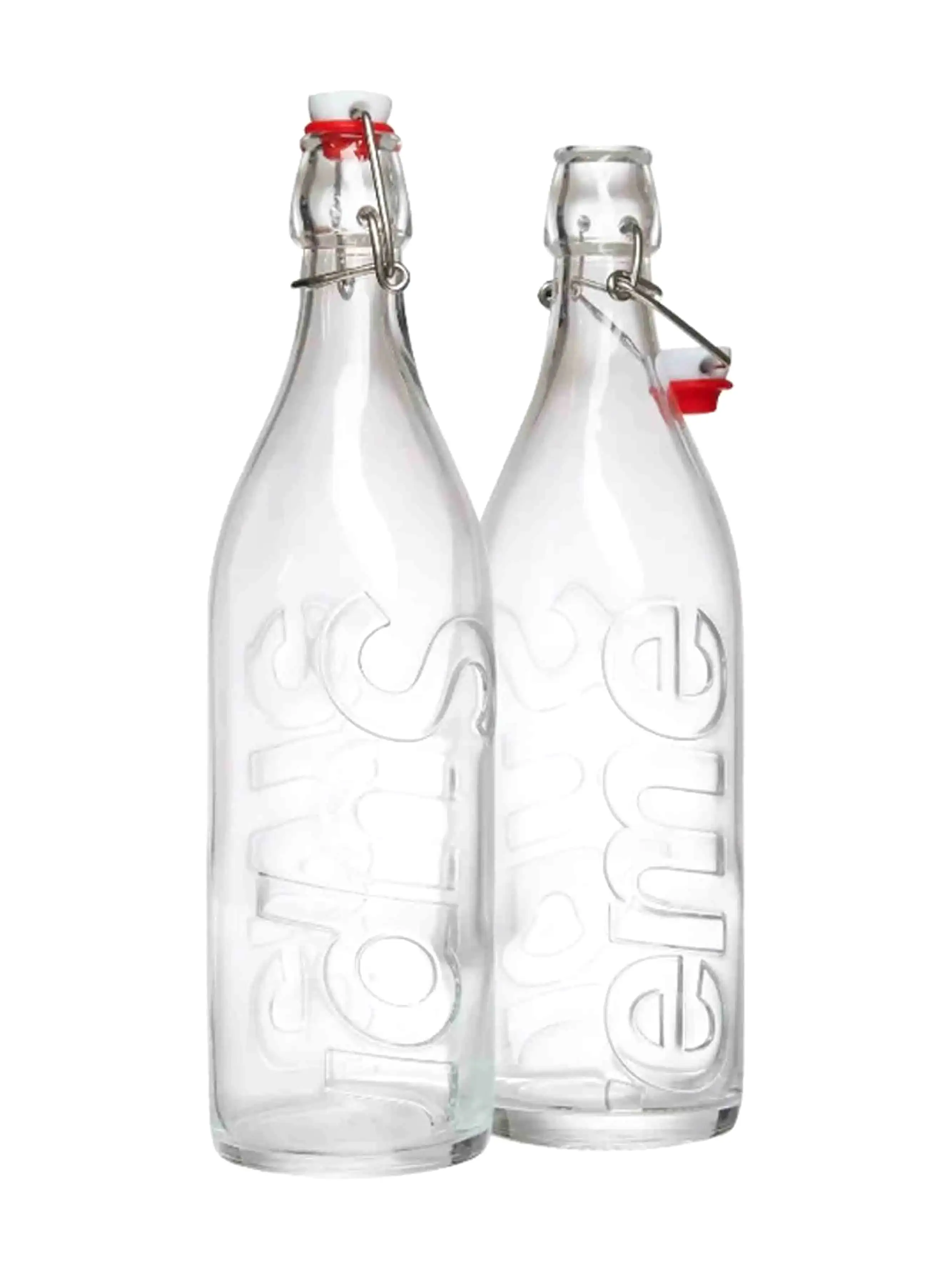 Supreme Swing Top 1.0L Bottle Set of 2 Clear (FW21)