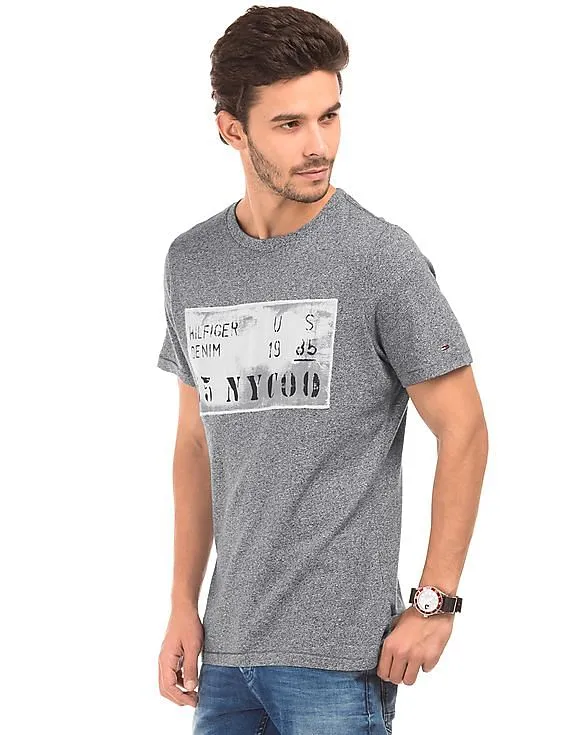 Tommy Hilfiger Denim Printed Front Regular Fit T-Shirt