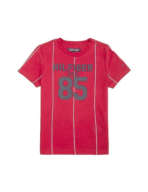 Tommy Hilfiger Kids Boys Regular Fit Printed T-Shirt