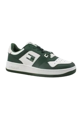 TOMMY HILFIGER Tjm Basket Premium Sneaker Uomo Urban Green EM0EM01216