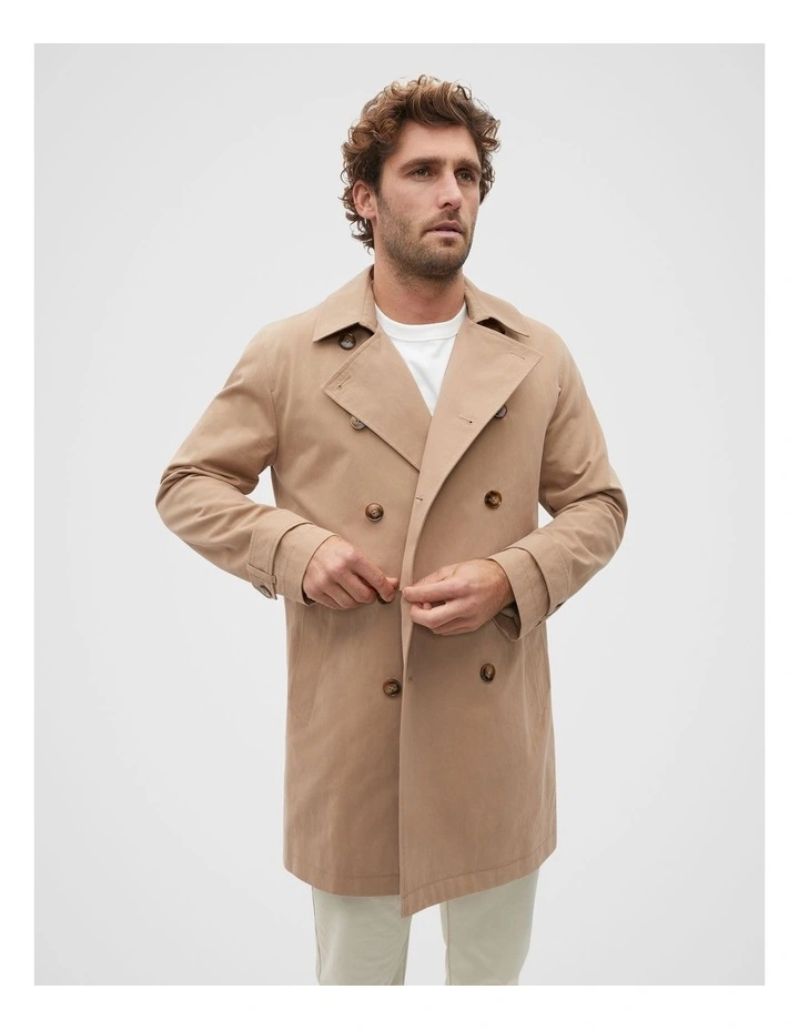 Trench Coat in Sepia