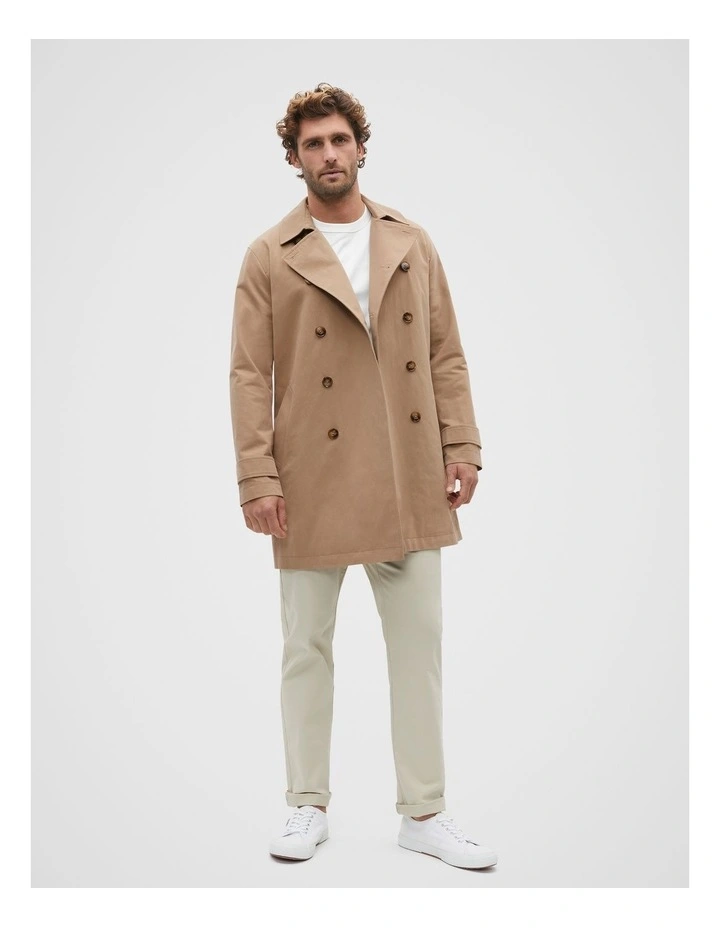 Trench Coat in Sepia