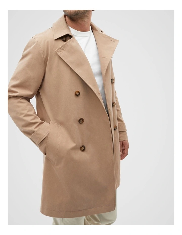 Trench Coat in Sepia