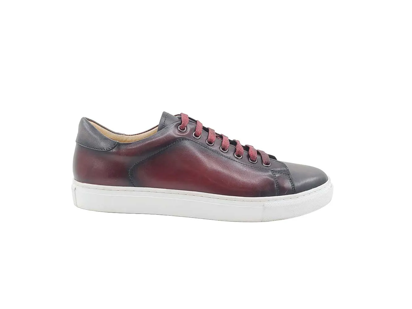 Two Tone Leather Dress Sneaker