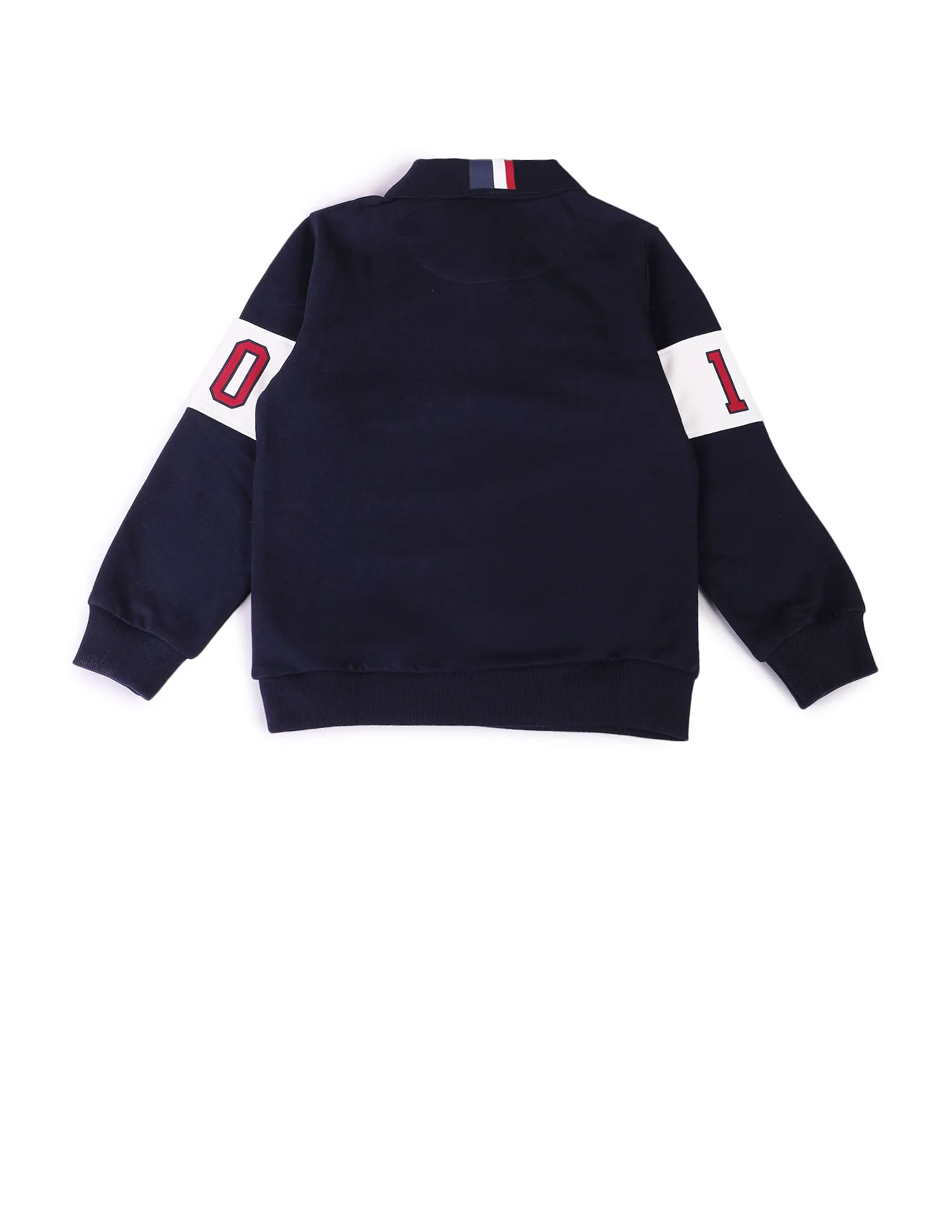 U.S. Polo Assn. Kids Boys Brand Printed Regular Fit Sweatshirt