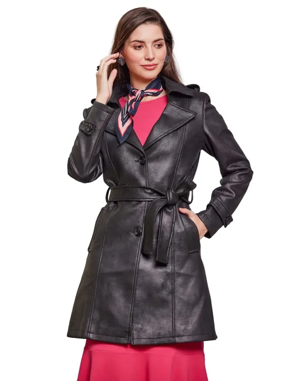 Women Coat Black Color