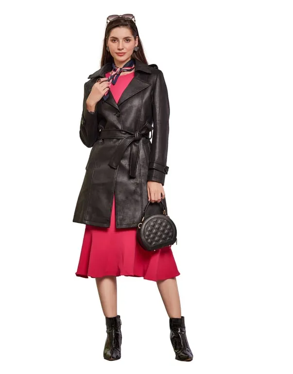 Women Coat Black Color