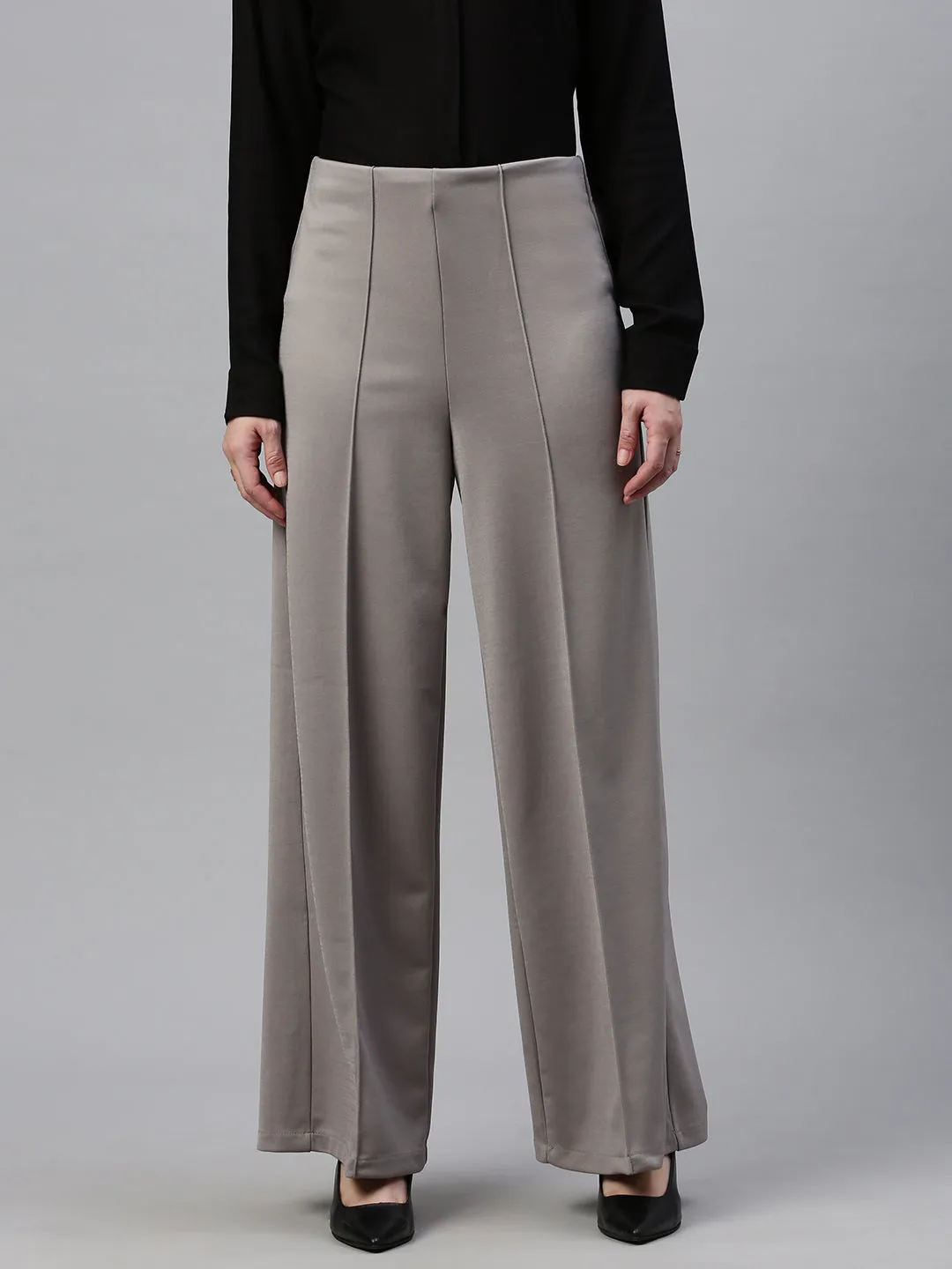 Women Formal Pant Light Oak