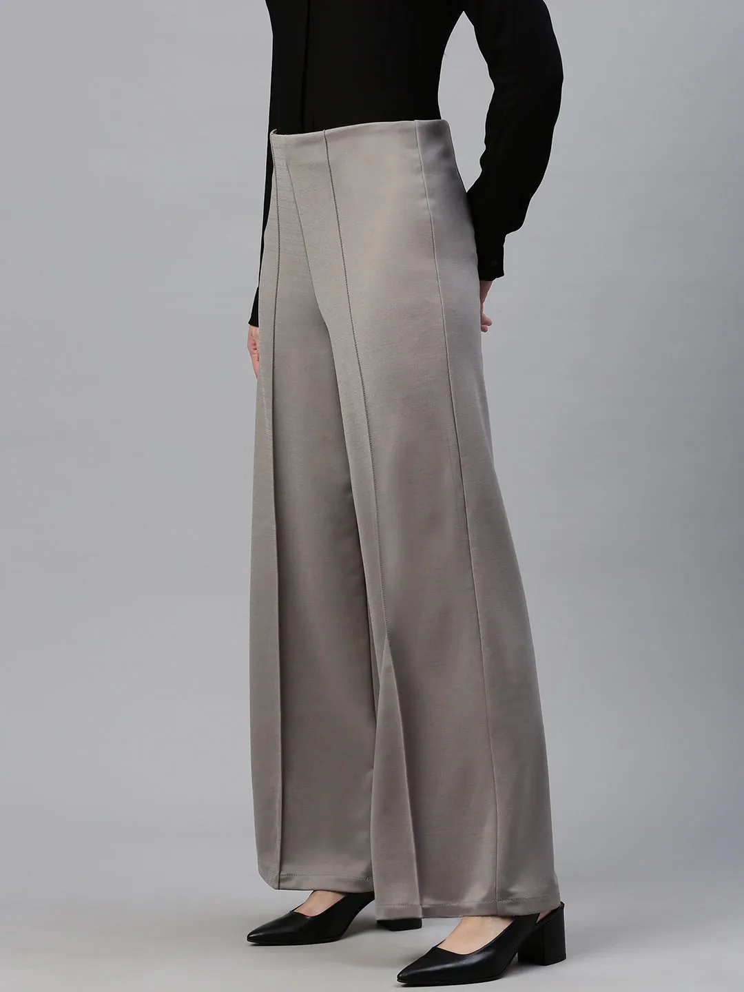 Women Formal Pant Light Oak