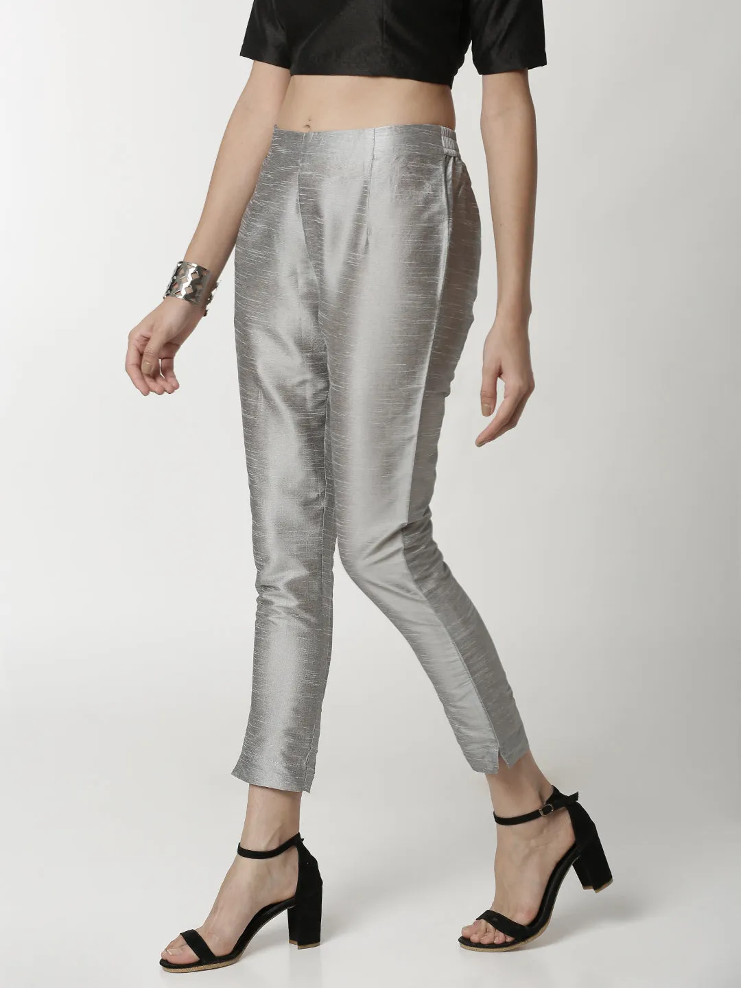 Women's Cigarette Pant Light Grey