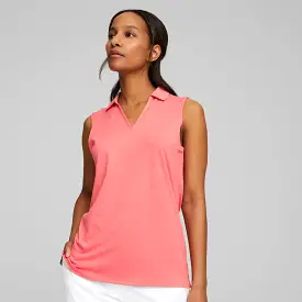 Women's CLOUDSPUN Coast Sleeveless Golf Polo | Loveable Heather