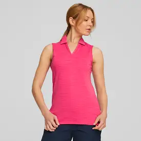 Women's CLOUDSPUN Coast Sleeveless Golf Polo | Orchid Shadow Heather