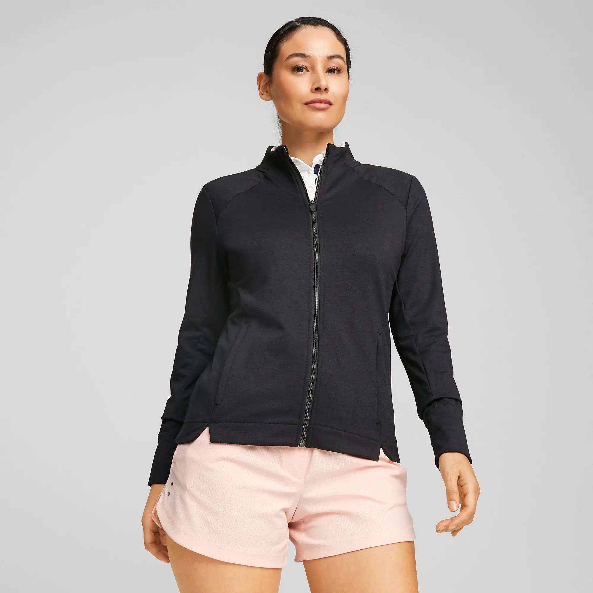 Women's CLOUDSPUN Heather Full Zip Golf Jacket