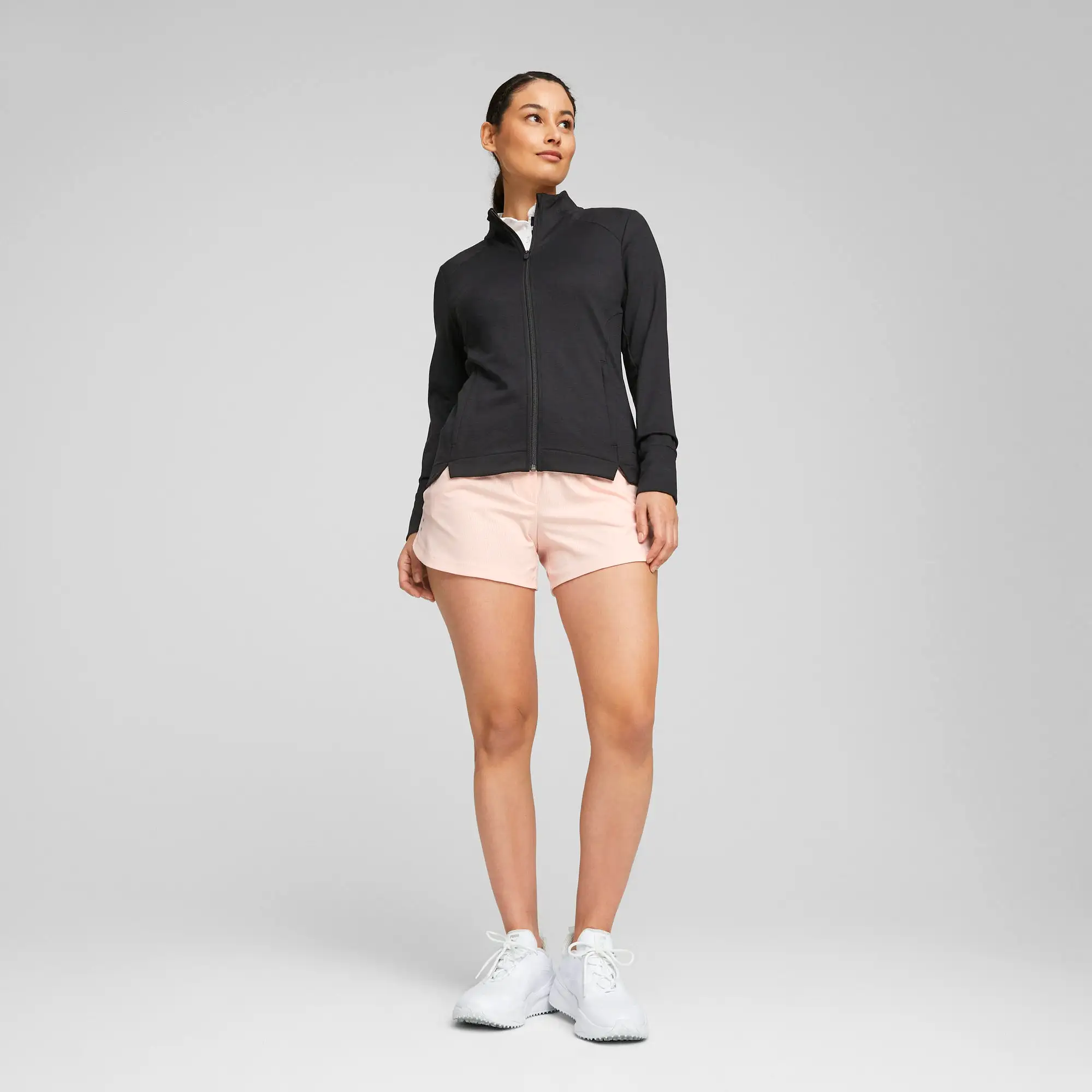 Women's CLOUDSPUN Heather Full Zip Golf Jacket