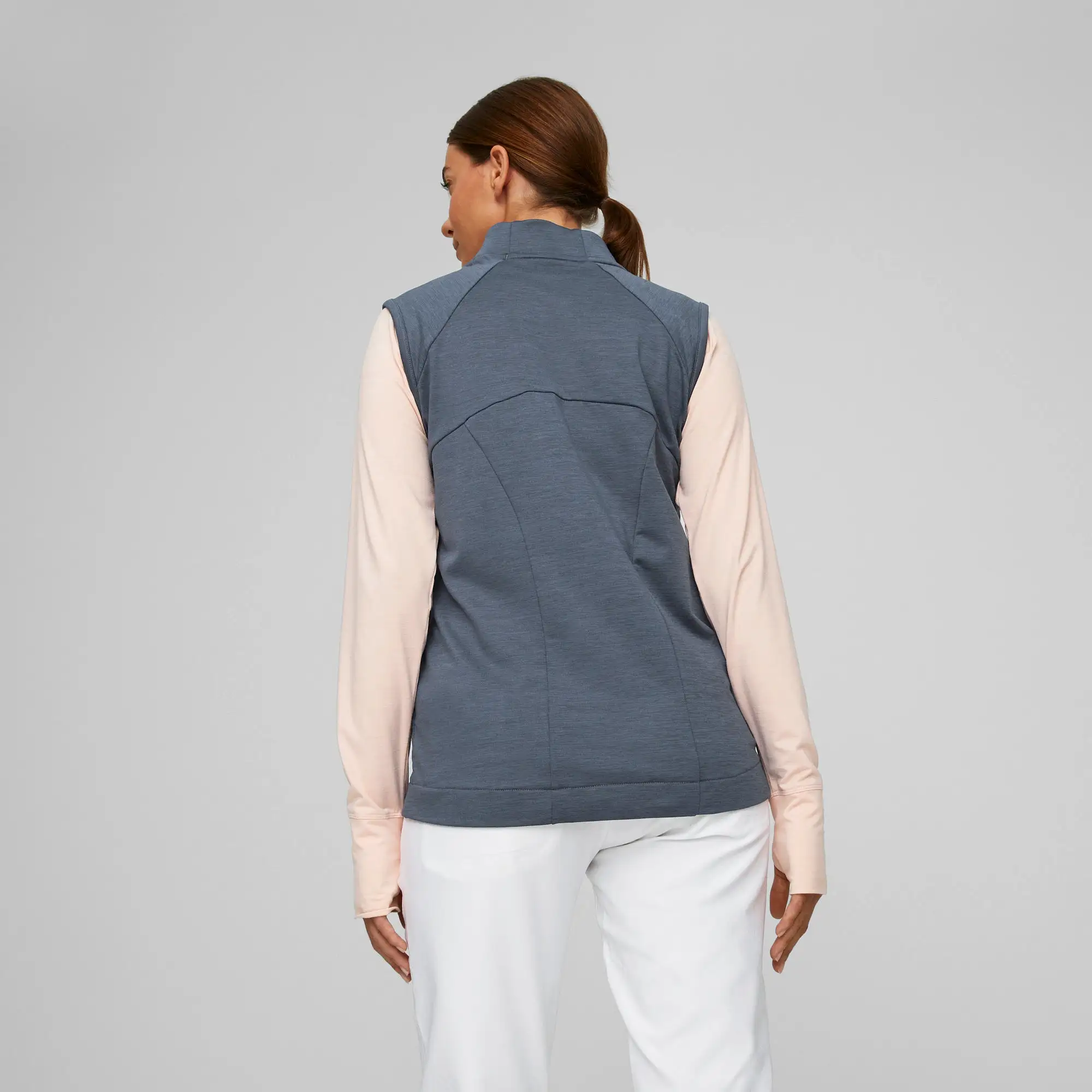 Women's CLOUDSPUN Heather Full Zip Golf Vest