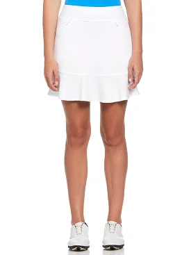 Womens Knit Flounce Skort