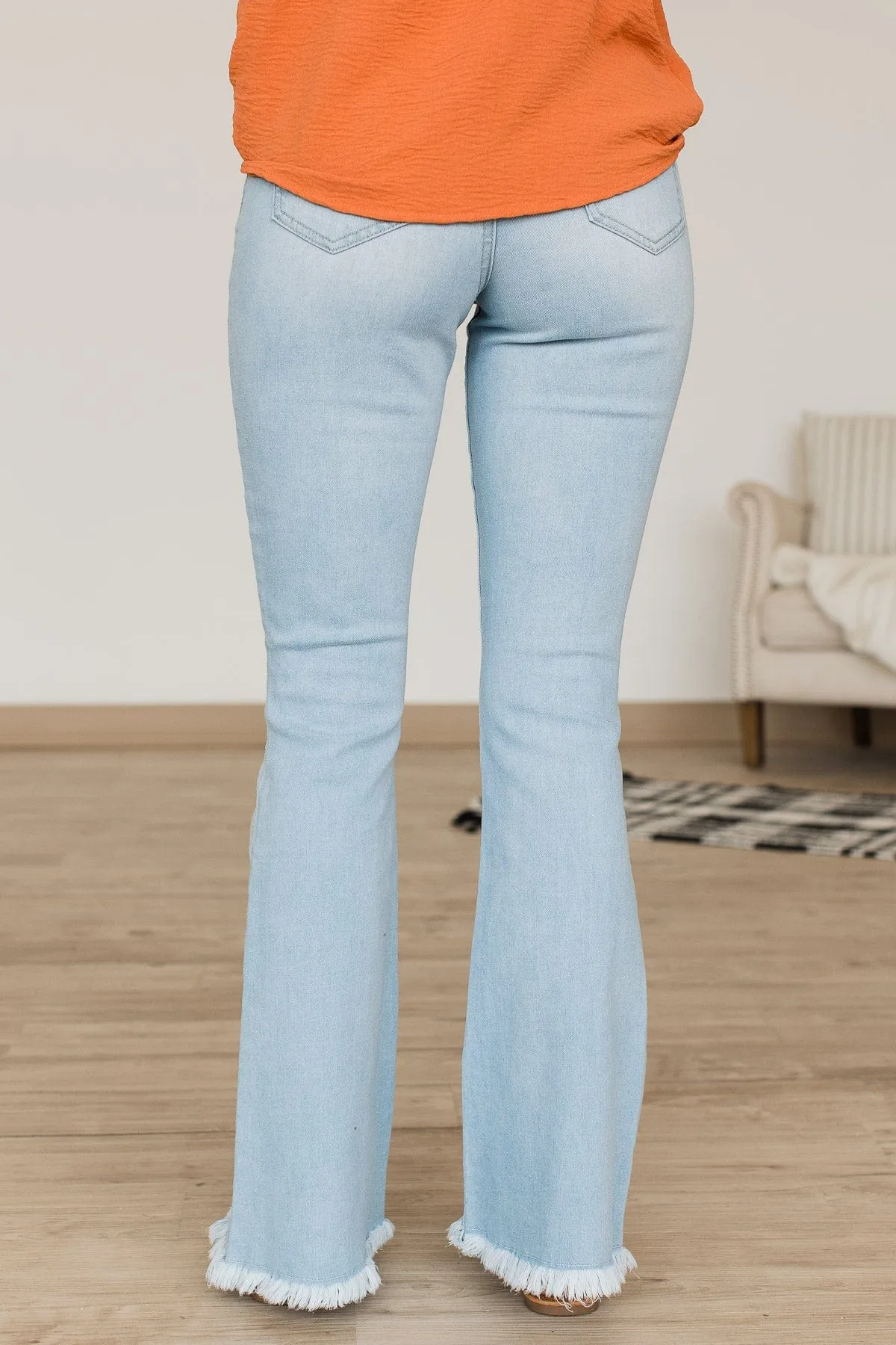 YMI High-Rise Flare Jeans- Marina Wash